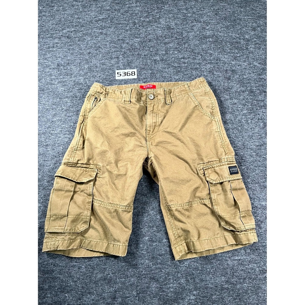Guess Los Angeles Shorts Mens 31 Brown Cargo Pockets‎ Hiking Camping Outdoor